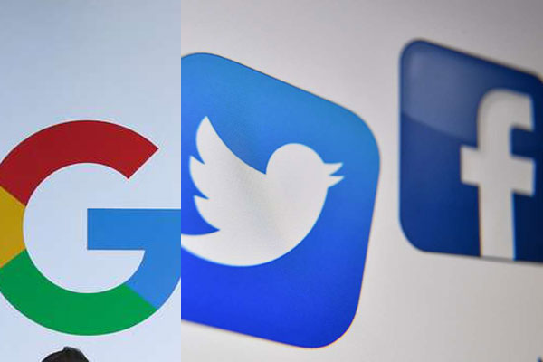 Google, Facebook and Twitter face pressure to protect universal rights - Vimarsana News