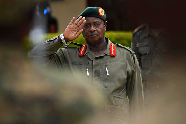 Uganda's President Yoweri Museveni.