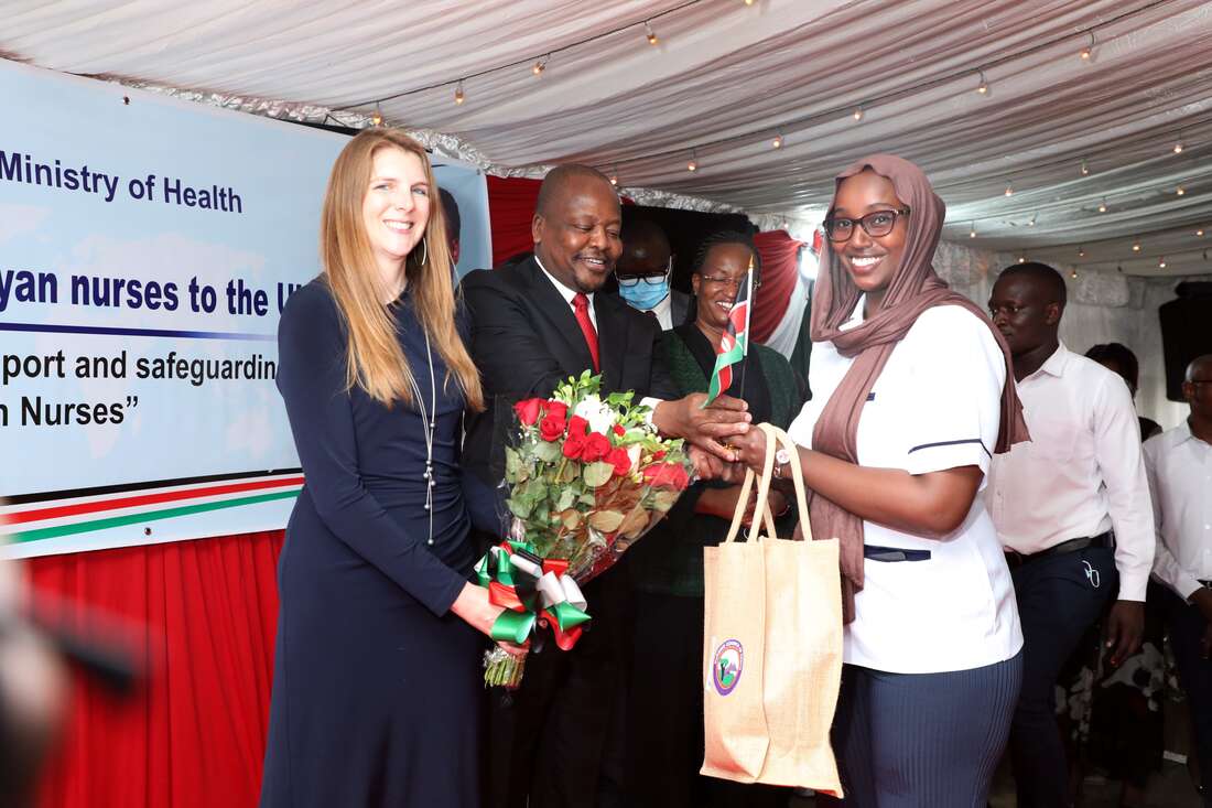 Kenya flags off first cohort of nurses to UK - Vimarsana News