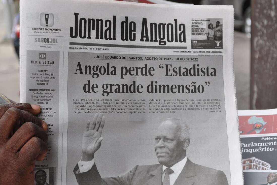Dos Santos family finally agrees on his burial place, but after Angola elections - Vimarsana News