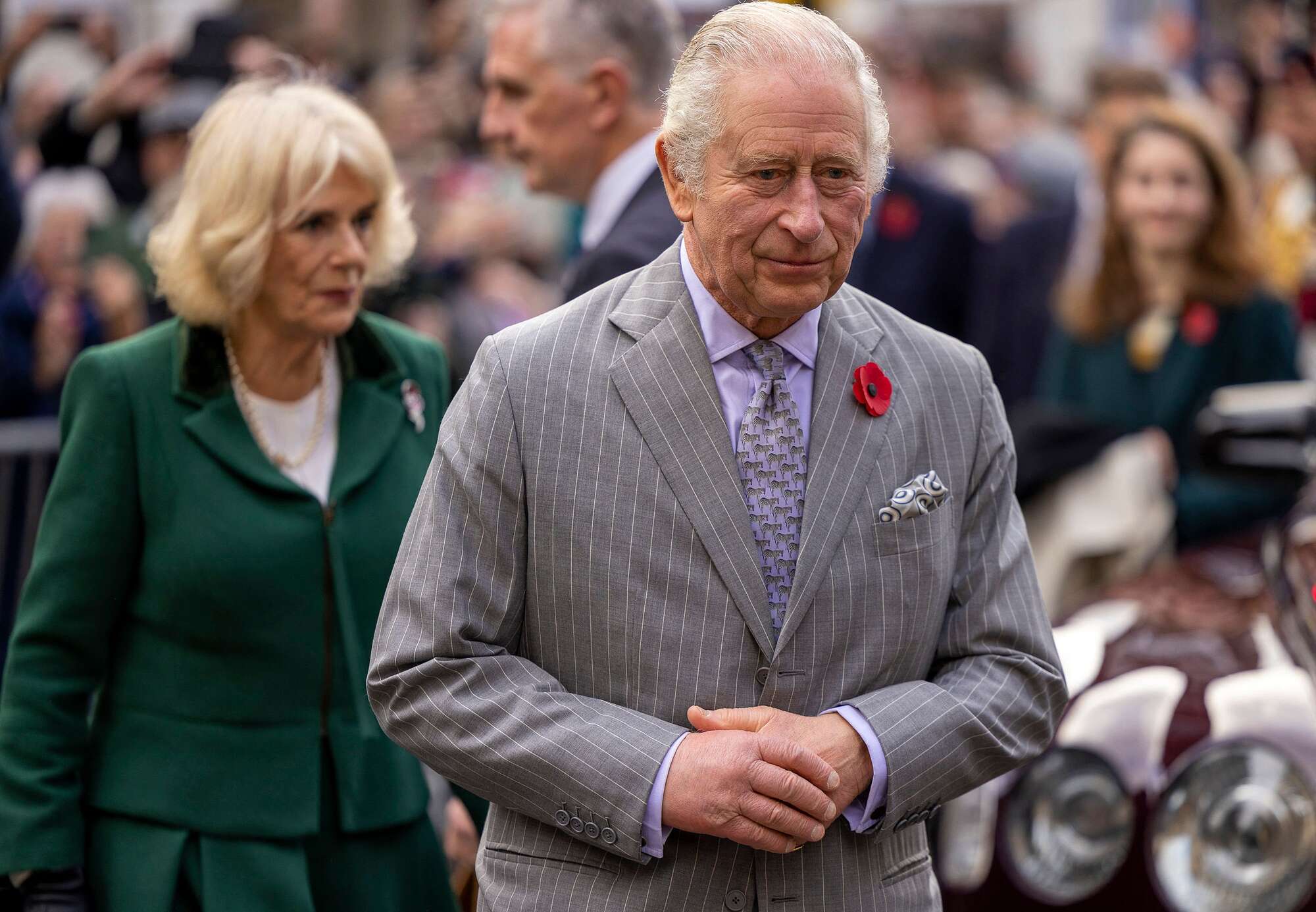 King Charles, wife Camilla narrowly avoid being hit by eggs - Vimarsana News