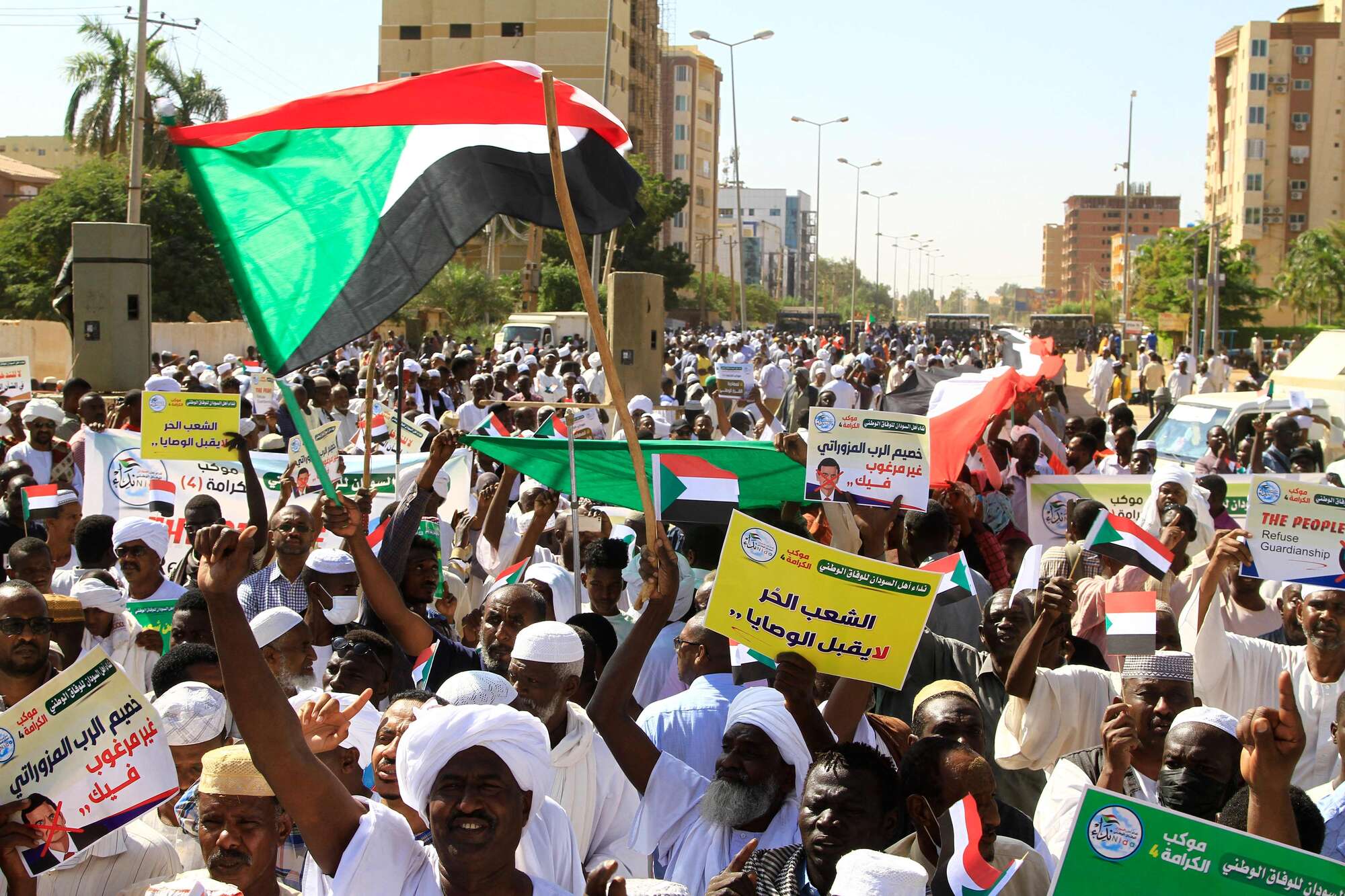 Sudan's military, civilian factions sign initial power-sharing deal