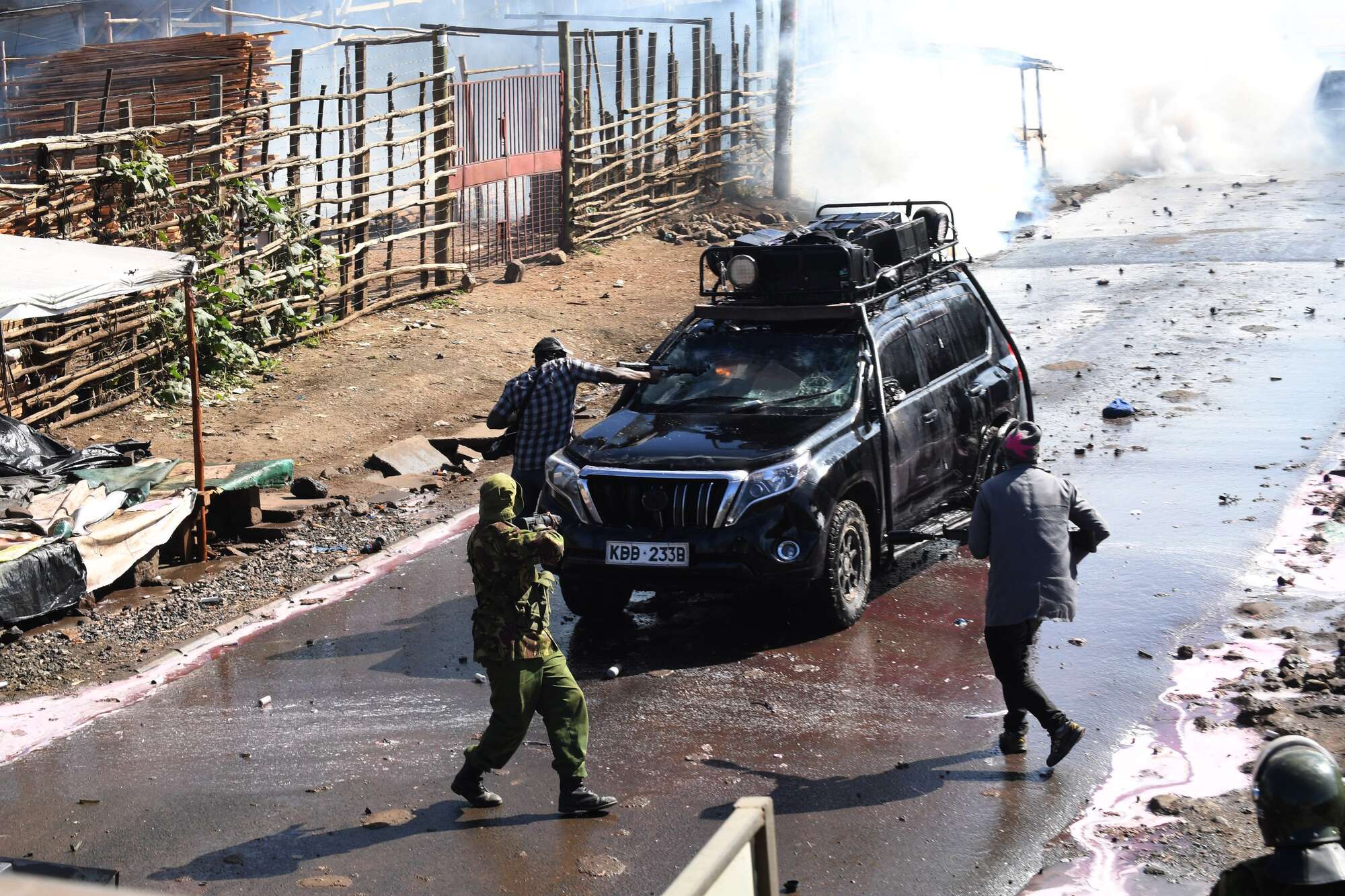 Outrage as Kenyan police attack journalists during protests - Vimarsana News
