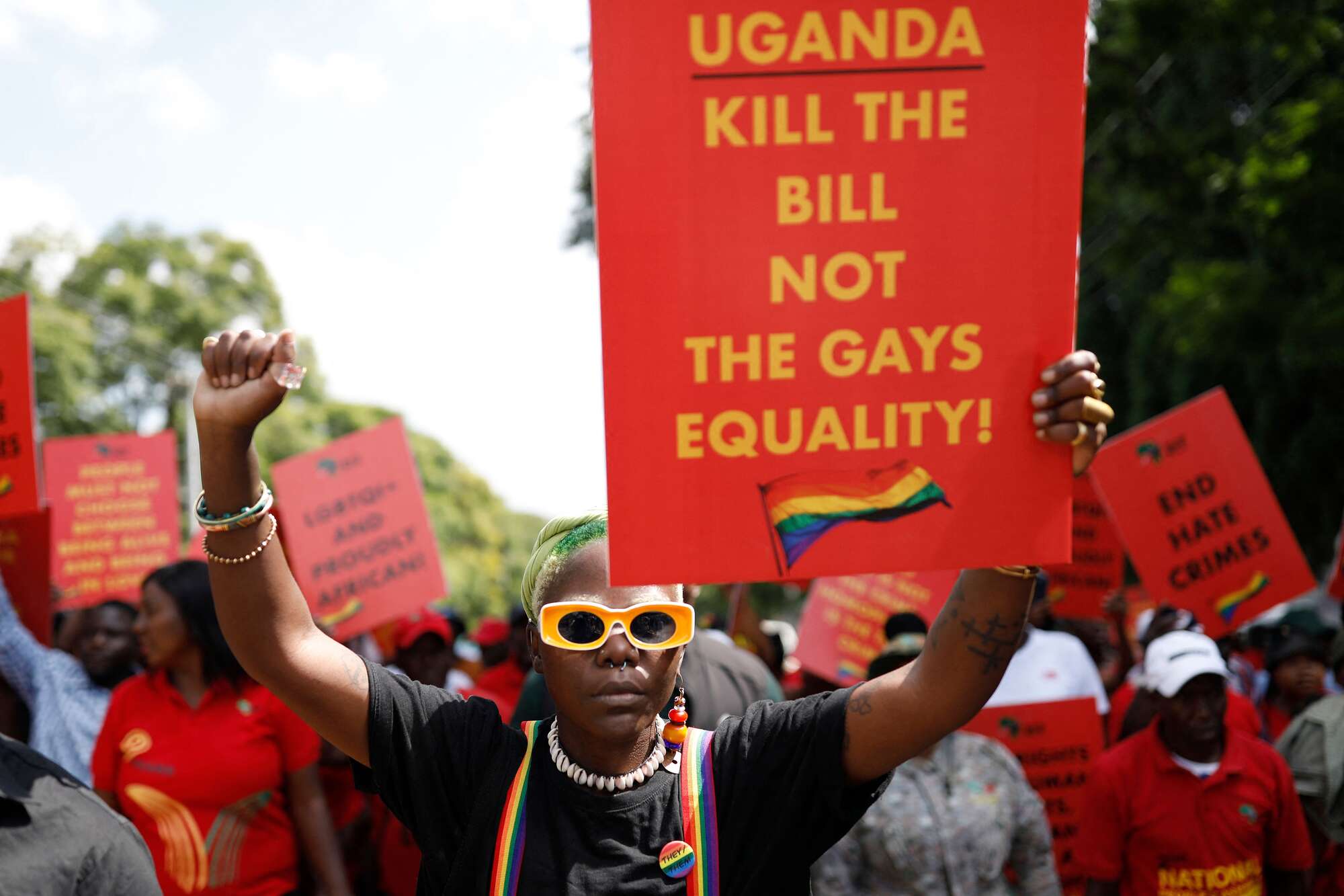 Ugandan activists call for sanctions over anti-gay law