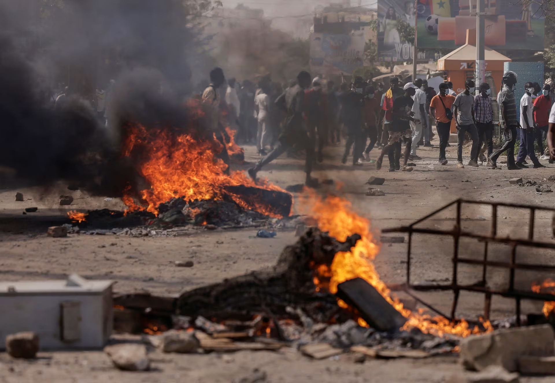 Senegal battles first major wave of protests over poll postponement - Vimarsana News