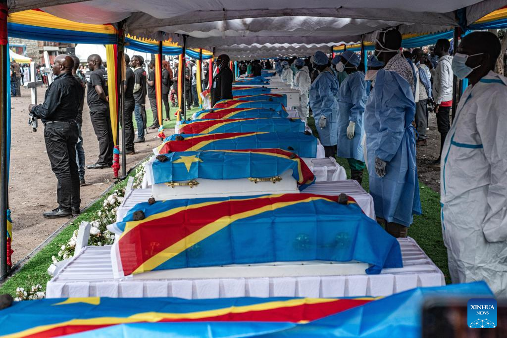 DR Congo holds funeral for victims of deadly bombings at IDP sites - Vimarsana News