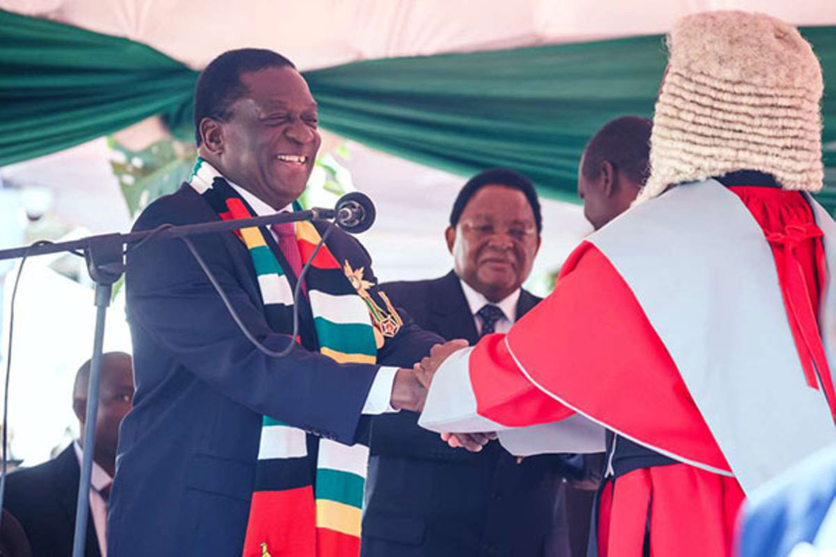 Zimbabwe Inauguration Emmerson Mnangagwa sworn in as president of Zimbabwe - The EastAfrican