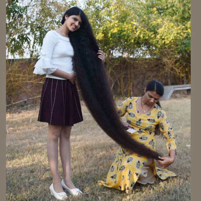 Indian Rapunzel In Guinness World Records For Longest Teen Hair The East African