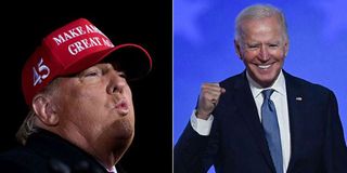 Donald Trump and Joe Biden.