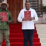 Uhuru Kenyatta and Raila Odinga.