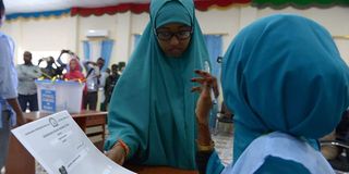 Somalia election.
