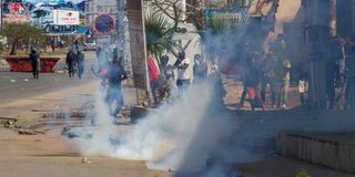 Angola protest.