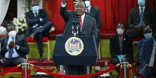 Uhuru Kenyatta.