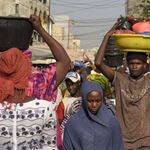 Senegal market.