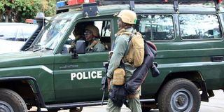Security forces at Dusit.