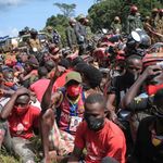 Bobi Wine supporters.