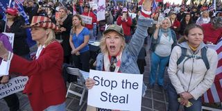 US protest.