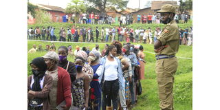 Uganda voters.