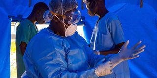 South Sudan Covid-19 test.