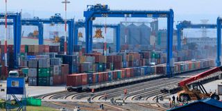 inland Container Depot in Nairobi.