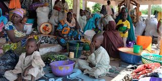 Nigerian refugees.