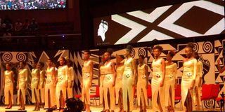 A previous Miss Rwanda audition.