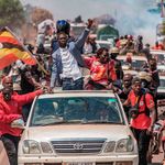 Bobi Wine and his supporters