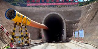 SGR Nairobi-Naivasha tunnel.