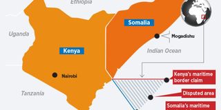 Kenya-Somalia maritime dispute.