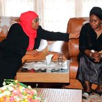 Samia Suluhu and Janeth Magufuli.