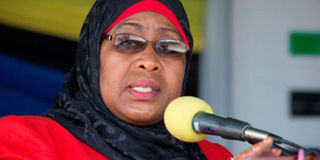 Samia Suluhu Hassan.