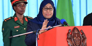Samia Suluhu Hassan.