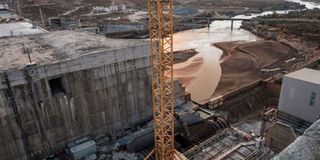Grand Ethiopian Renaissance Dam (GERD) in Ethiopia.