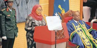 Samia Suluhu Hassan.