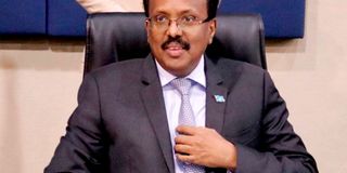 President Mohamed Farmaajo.