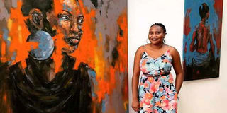 Happy Robert's ‘Freedom of Thought’ paintings.
