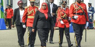 Tanzanian President Samia Suluhu.