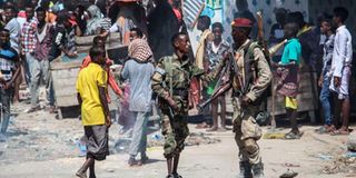 Somali military officers