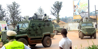 Uganda security officers.