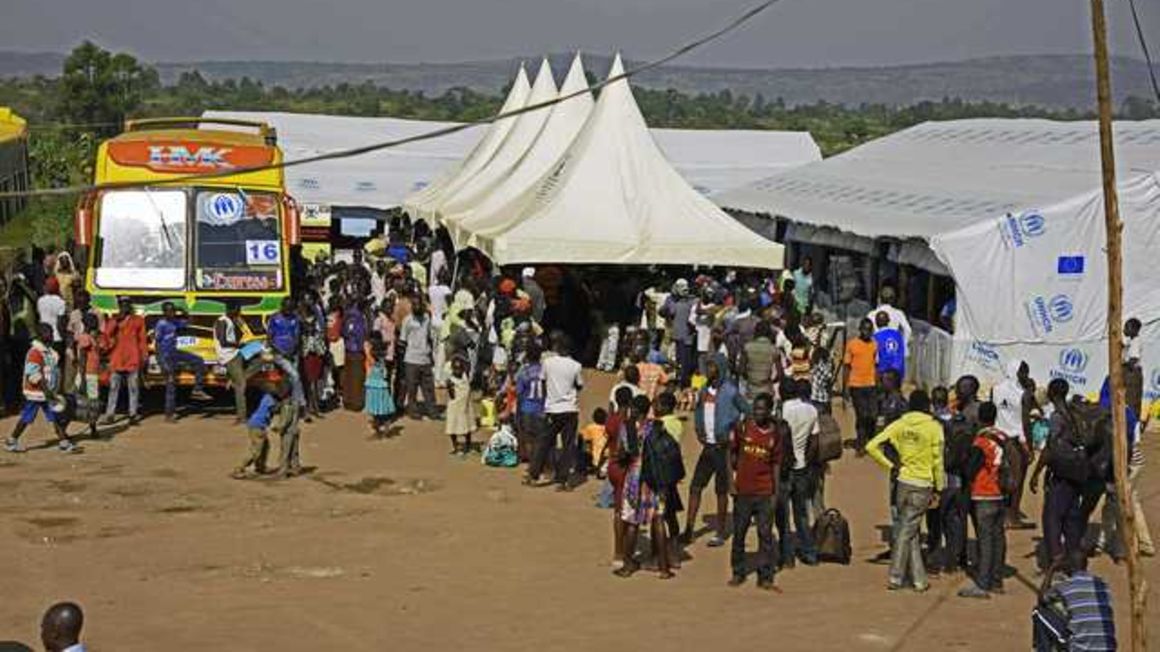 Refugees in Uganda.