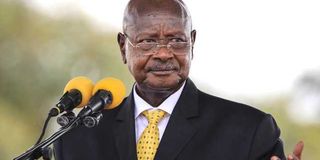 Ugandan President Yoweri Museveni.