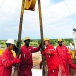 Oil drilling.