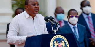 Kenya's President Uhuru Kenyatta.