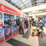 Travellers at Kisumu International Airport.