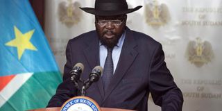 South Sudan's President Salva Kiir.