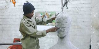A creative artist in Kenya