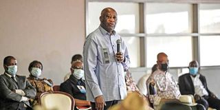 Former Ivorian president Laurent Gbagbo 