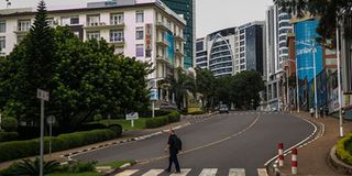 Rwanda lockdown.