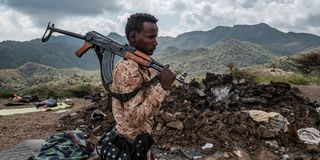 Afar Special Forces fighter 