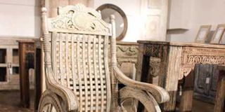A rocking chair